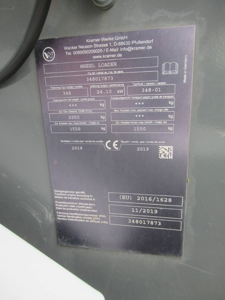 Kramer 5035 Neu Reifen neue Schaufel 33PS Motor - Wheel loader: picture 5 Kramer 5035 Neu Reifen neue Schaufel 33PS Motor - Wheel loader: picture 5