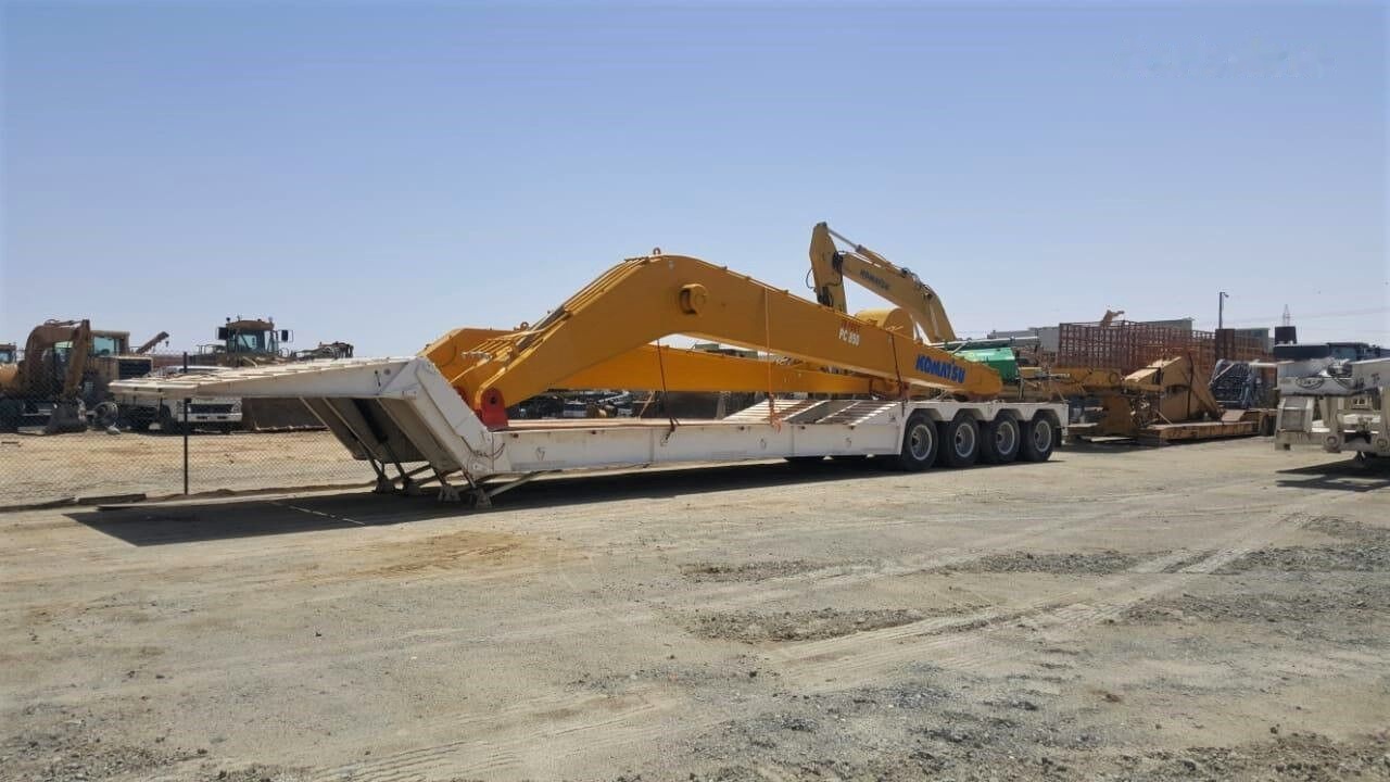 New Low loader semi-trailer AME 120 Ton 4 Axle Front Loading Lowbed Semi-Trailer: picture 11