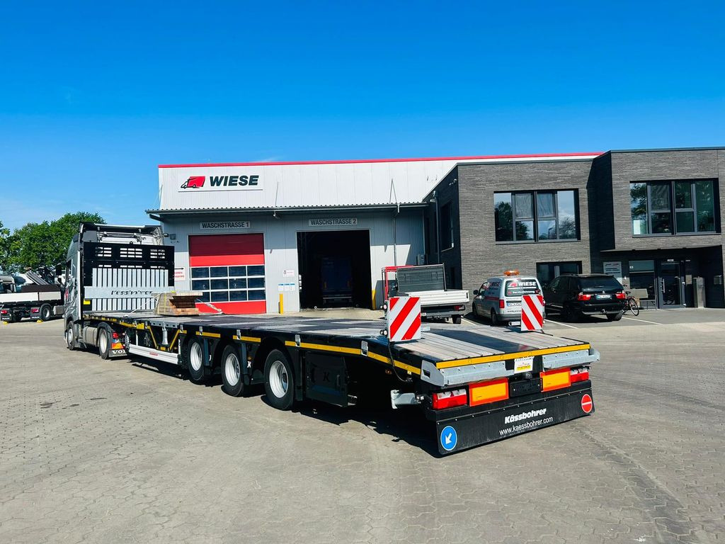 Kässbohrer Mega Tele HD Plattform Auflieger mit Radmulden - Dropside/ Flatbed semi-trailer: picture 2 Kässbohrer Mega Tele HD Plattform Auflieger mit Radmulden - Dropside/ Flatbed semi-trailer: picture 2