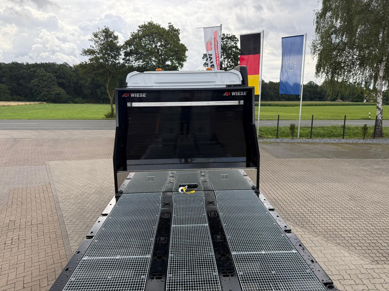 Dropside/ Flatbed truck Mercedes-Benz Actros mit Rampen, Maschinentransporter: picture 6