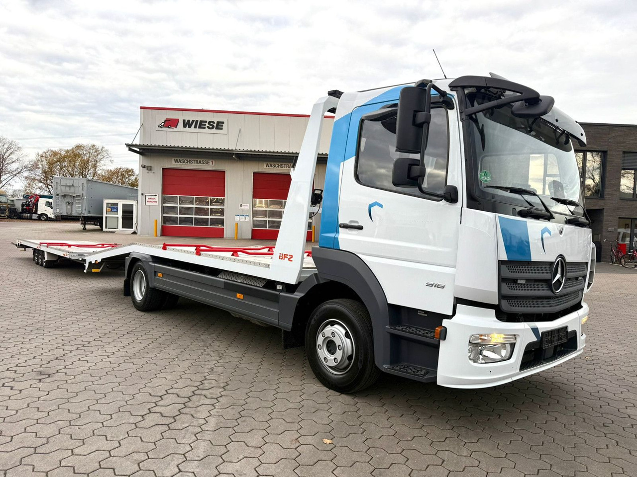 Mercedes-Benz Atego 918L Autotransporter mit BFZ Anhänger - Autotransporter truck: picture 2 Mercedes-Benz Atego 918L Autotransporter mit BFZ Anhänger - Autotransporter truck: picture 2