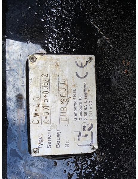 Kopplaat cw40 cw 45 adaptor plate cw45 cw 40 verachtert - Quick coupler for Construction machinery: picture 5 Kopplaat cw40 cw 45 adaptor plate cw45 cw 40 verachtert - Quick coupler for Construction machinery: picture 5