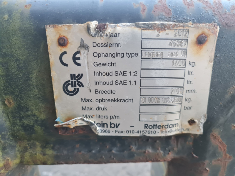 Forks for Construction machinery vorkenbord volvo pallet tines volvo l: picture 6