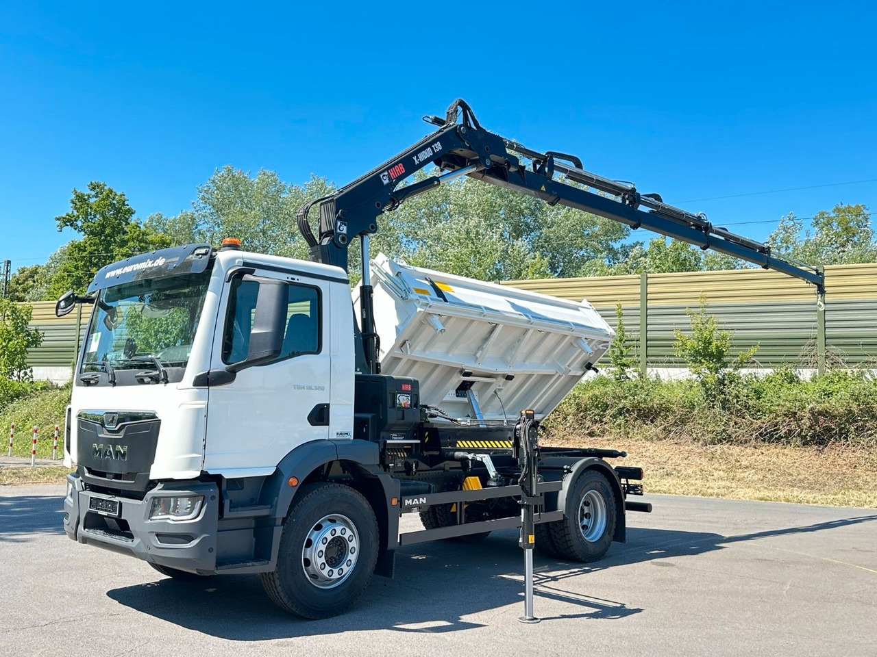 Tipper, Crane truck MAN TGM 18.320 4x2 Euro6e  Hiab X-HiDuo 138DS-4: picture 17