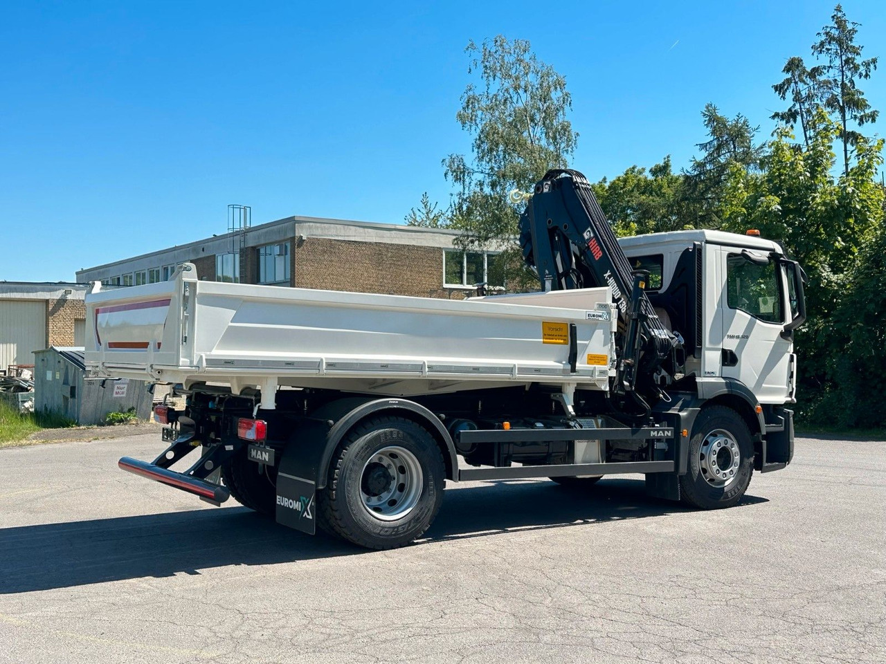 Tipper, Crane truck MAN TGM 18.320 4x2 Euro6e  Hiab X-HiDuo 138DS-4: picture 7
