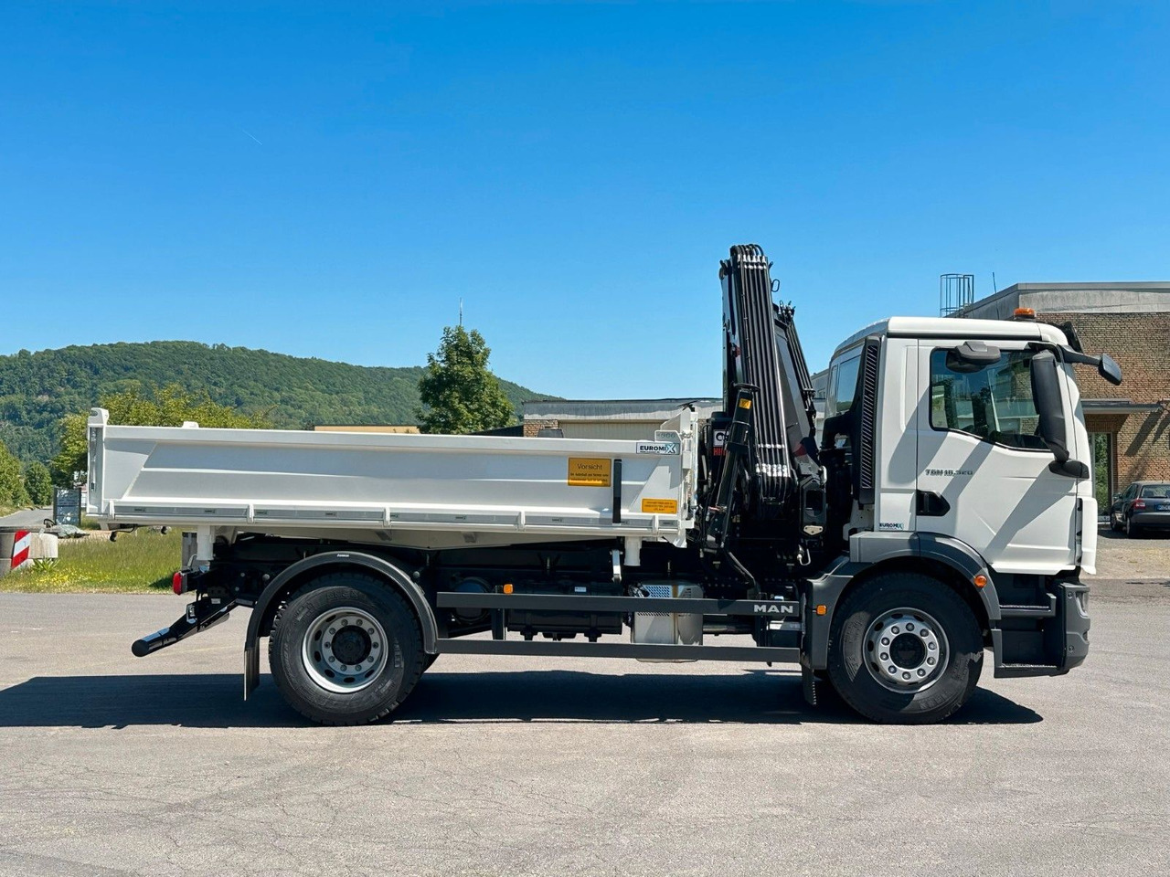 Tipper, Crane truck MAN TGM 18.320 4x2 Euro6e  Hiab X-HiDuo 138DS-4: picture 8