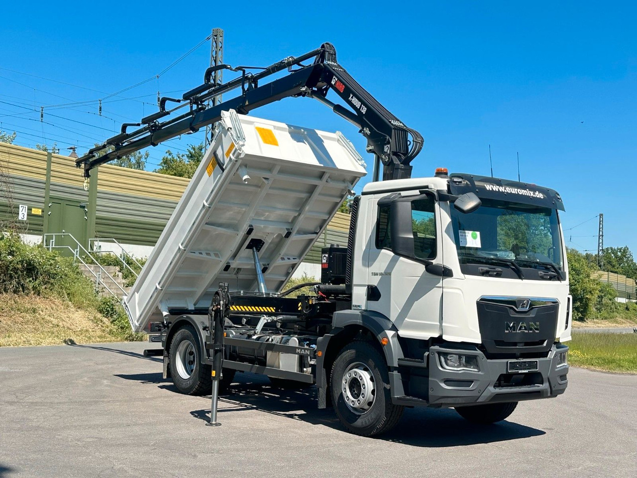 Tipper, Crane truck MAN TGM 18.320 4x2 Euro6e  Hiab X-HiDuo 138DS-4: picture 15