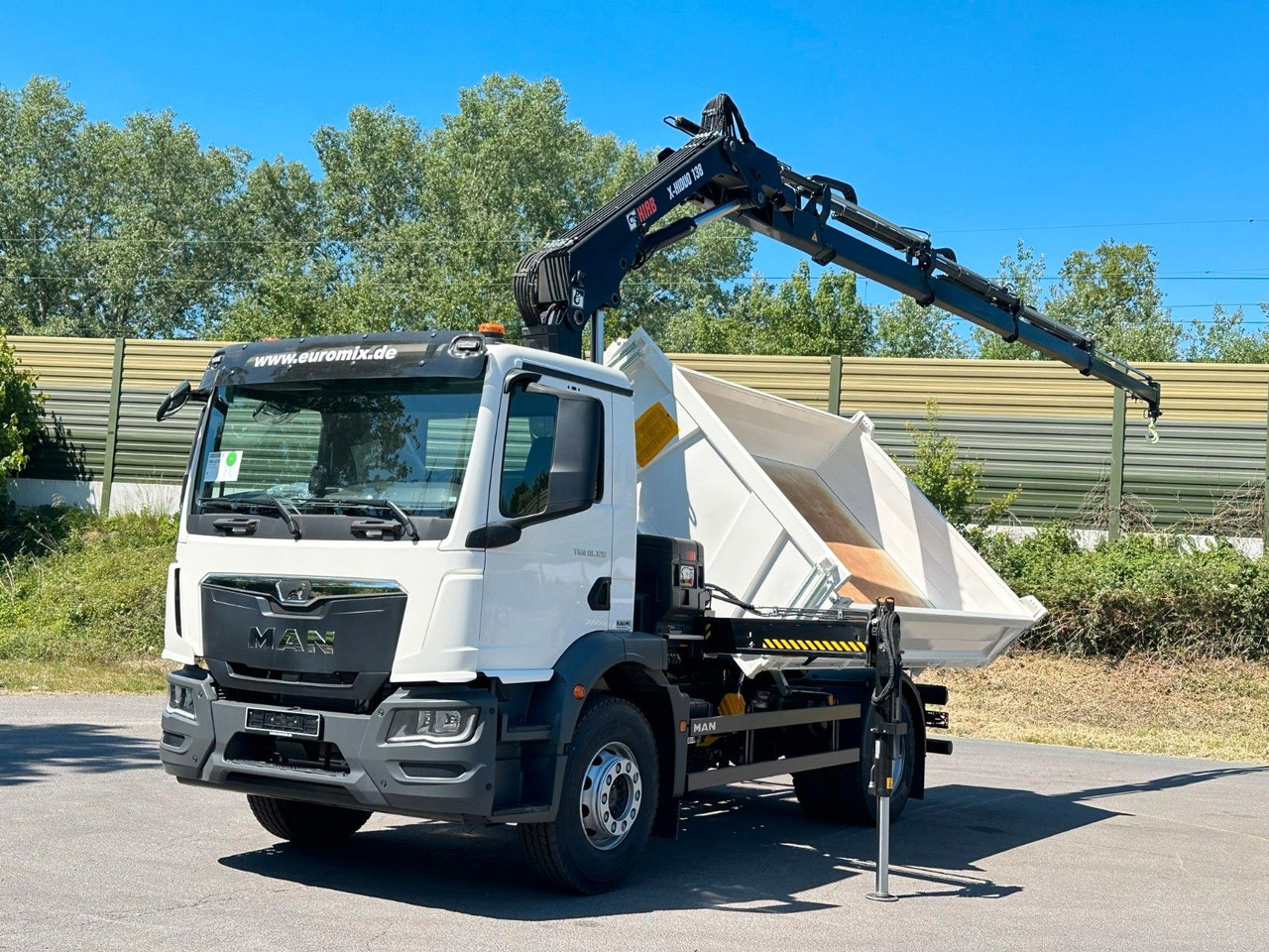 Tipper, Crane truck MAN TGM 18.320 4x2 Euro6e  Hiab X-HiDuo 138DS-4: picture 19