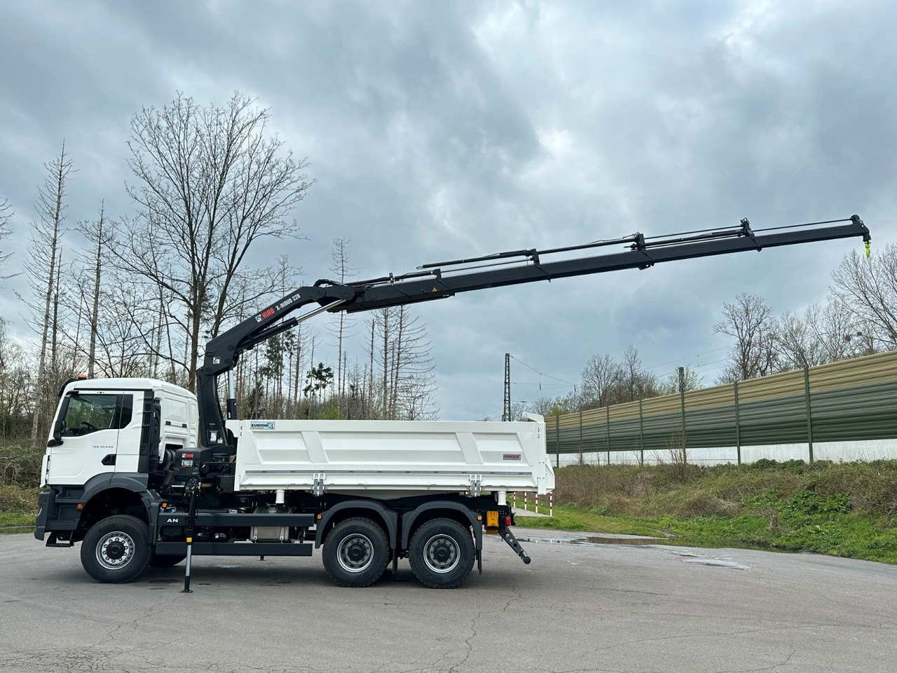 Tipper, Crane truck MAN TGS 33.440 6x6 /3-Seiten- Kipper /  HIAB 228-4: picture 13
