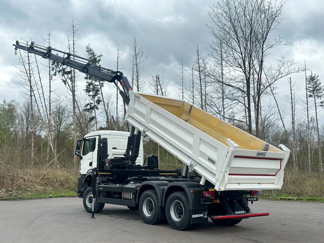 Tipper, Crane truck MAN TGS 33.440 6x6 /3-Seiten- Kipper /  HIAB 228-4: picture 15