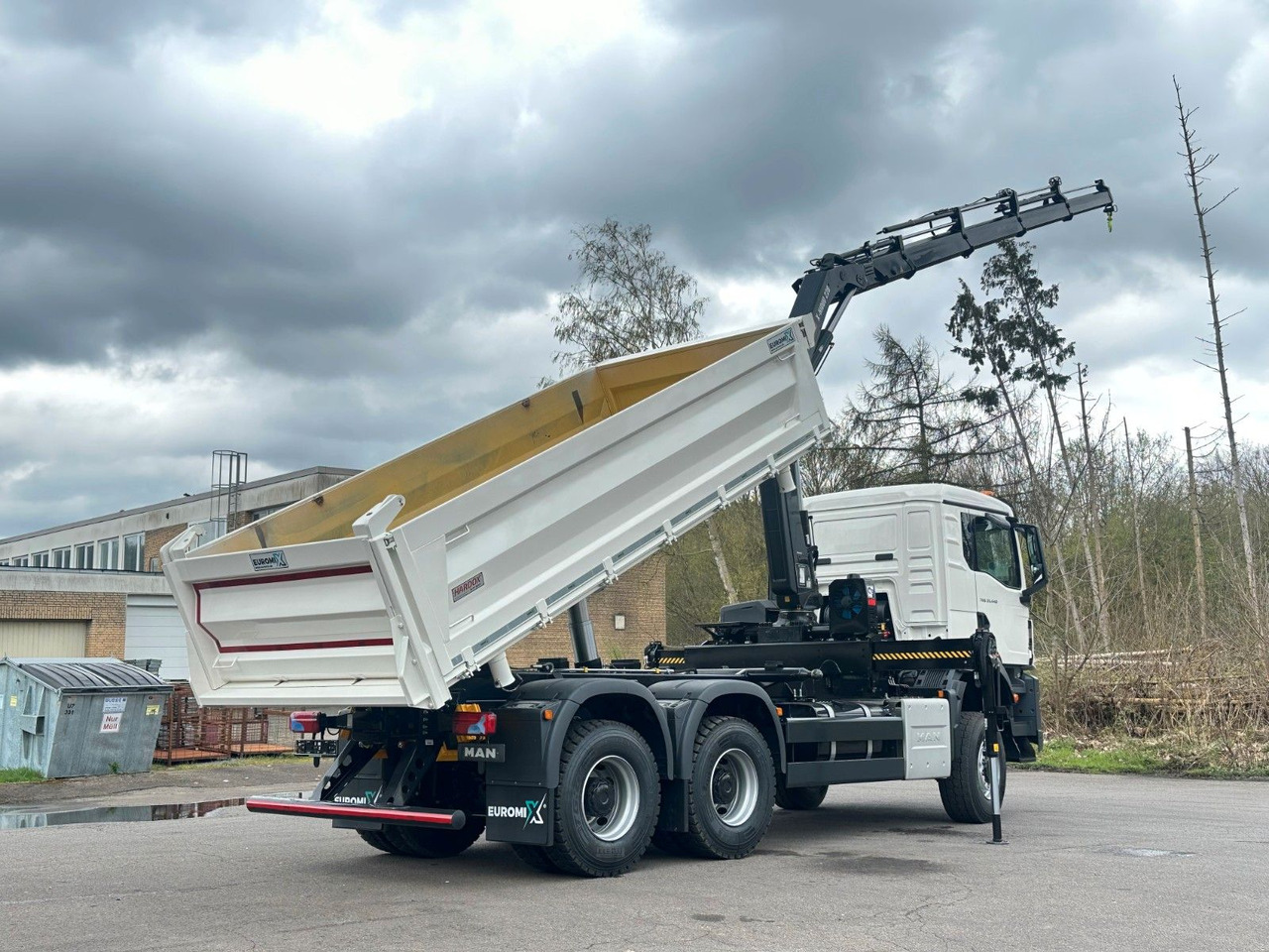 Tipper, Crane truck MAN TGS 33.440 6x6 /3-Seiten- Kipper /  HIAB 228-4: picture 16
