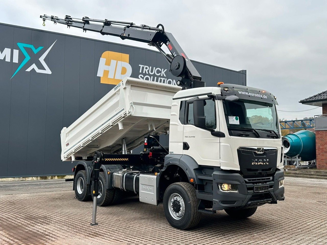 Tipper, Crane truck MAN TGS 33.440 6x6 /3-Seiten- Kipper / Kran HIAB 302: picture 11