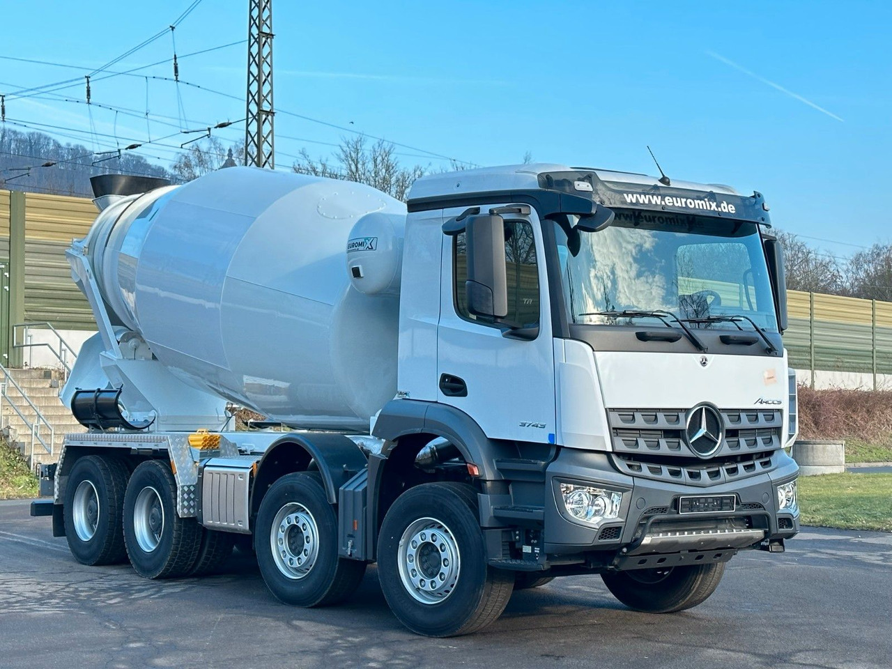 Mercedes-Benz Arocs 5 3743 8X4 / Euro6e EuromixMTP EM 10 L - Concrete mixer truck: picture 1 Mercedes-Benz Arocs 5 3743 8X4 / Euro6e EuromixMTP EM 10 L - Concrete mixer truck: picture 1