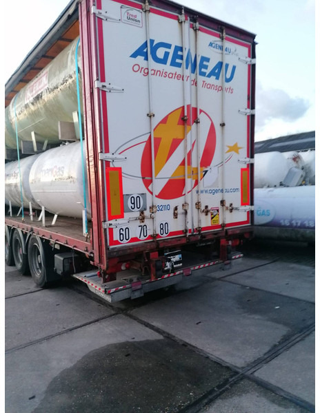 Curtain semi-trailer with used aboveground 2700 &4850L tanks Gas, Gaz, LPG, GPL, Propane, Butane tank ID 8.370 - Tank semi-trailer: picture 3 Curtain semi-trailer with used aboveground 2700 &4850L tanks Gas, Gaz, LPG, GPL, Propane, Butane tank ID 8.370 - Tank semi-trailer: picture 3