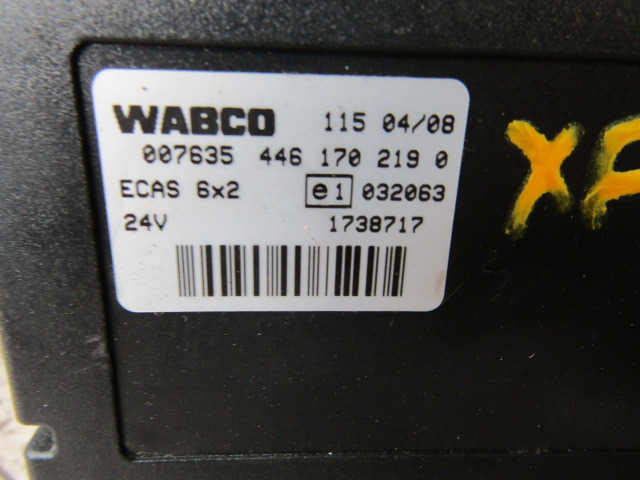 DAF XF 105 WABCO ECAS 6X2 ECU P/NO 4461702190 - ECU for Truck: picture 2 DAF XF 105 WABCO ECAS 6X2 ECU P/NO 4461702190 - ECU for Truck: picture 2