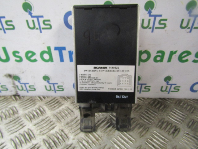 SCANIA P94 VOLTAGE CONVERTER P/NO 1449522 - ECU for Truck: picture 1 SCANIA P94 VOLTAGE CONVERTER P/NO 1449522 - ECU for Truck: picture 1