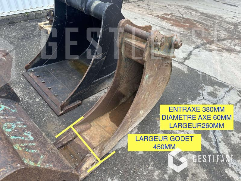 GODET GODET 450MM - Excavator bucket: picture 1 GODET GODET 450MM - Excavator bucket: picture 1