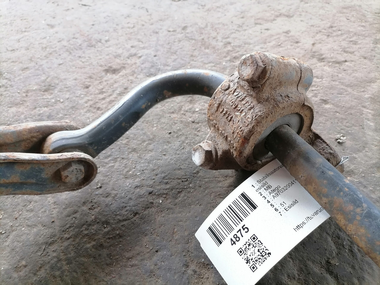 MB Anti-roll bar A9703200411 - Anti-roll bar for Truck: picture 5 MB Anti-roll bar A9703200411 - Anti-roll bar for Truck: picture 5