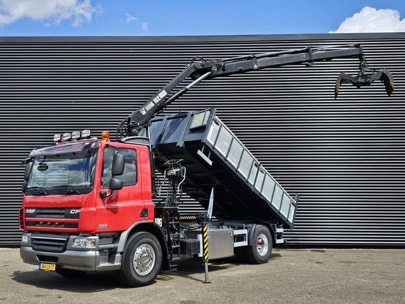 DAF CF 75.250 / HIAB CRANE + TIPPER - Tipper, Crane truck: picture 1 DAF CF 75.250 / HIAB CRANE + TIPPER - Tipper, Crane truck: picture 1