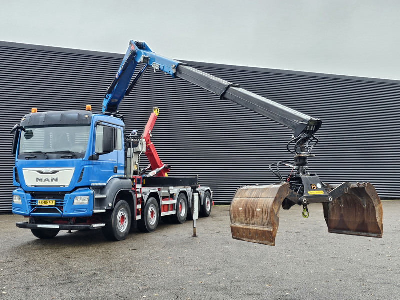 MAN TGS 47.440 BBL / 10X4 HOOKLIFT + Z CRANE - Hook lift truck, Crane truck: picture 2 MAN TGS 47.440 BBL / 10X4 HOOKLIFT + Z CRANE - Hook lift truck, Crane truck: picture 2