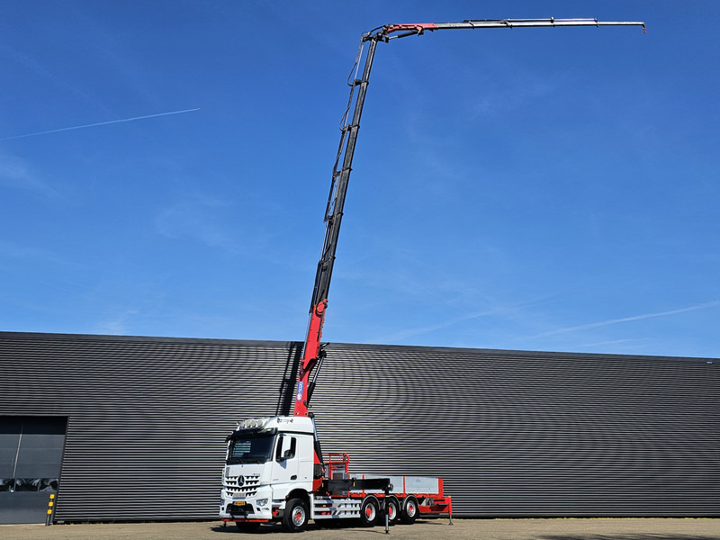 Mercedes-Benz AROCS 2553 / 8X4-4 / HMF 50TM CRANE / KRAN + JIB - Dropside/ Flatbed truck, Crane truck: picture 3 Mercedes-Benz AROCS 2553 / 8X4-4 / HMF 50TM CRANE / KRAN + JIB - Dropside/ Flatbed truck, Crane truck: picture 3