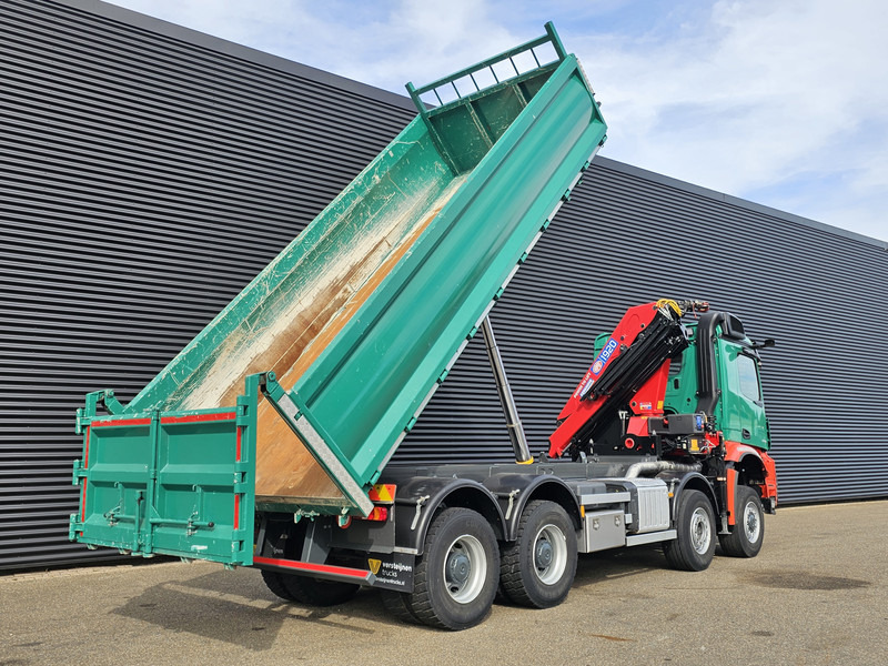 Mercedes-Benz AROCS 4145 / 8X6 / TIPPER + HMF CRANE - Tipper, Crane truck: picture 4 Mercedes-Benz AROCS 4145 / 8X6 / TIPPER + HMF CRANE - Tipper, Crane truck: picture 4