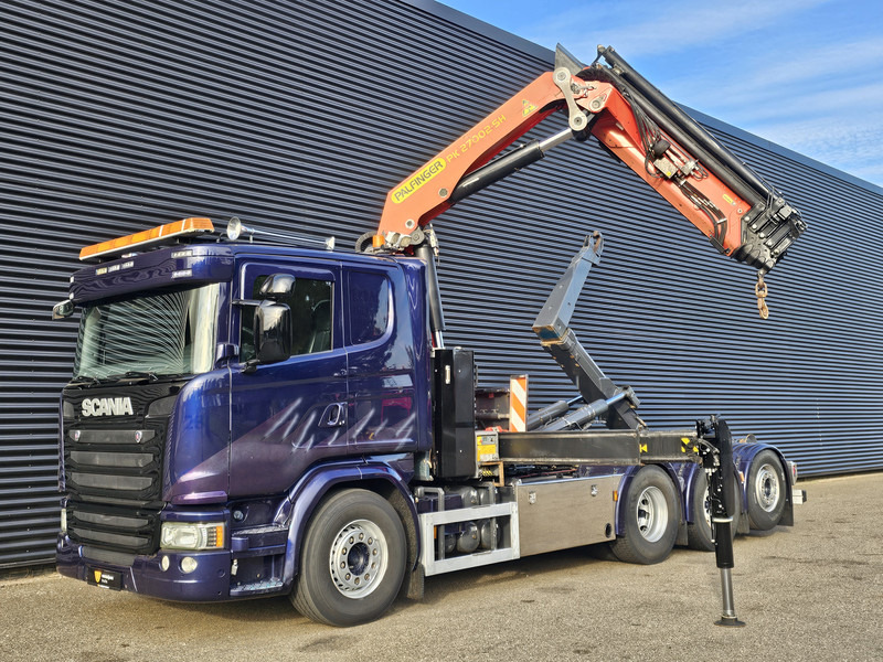 Scania G490 8x4*4 / PALFINGER CRANE + HOOKLIFT - Hook lift truck, Crane truck: picture 4 Scania G490 8x4*4 / PALFINGER CRANE + HOOKLIFT - Hook lift truck, Crane truck: picture 4
