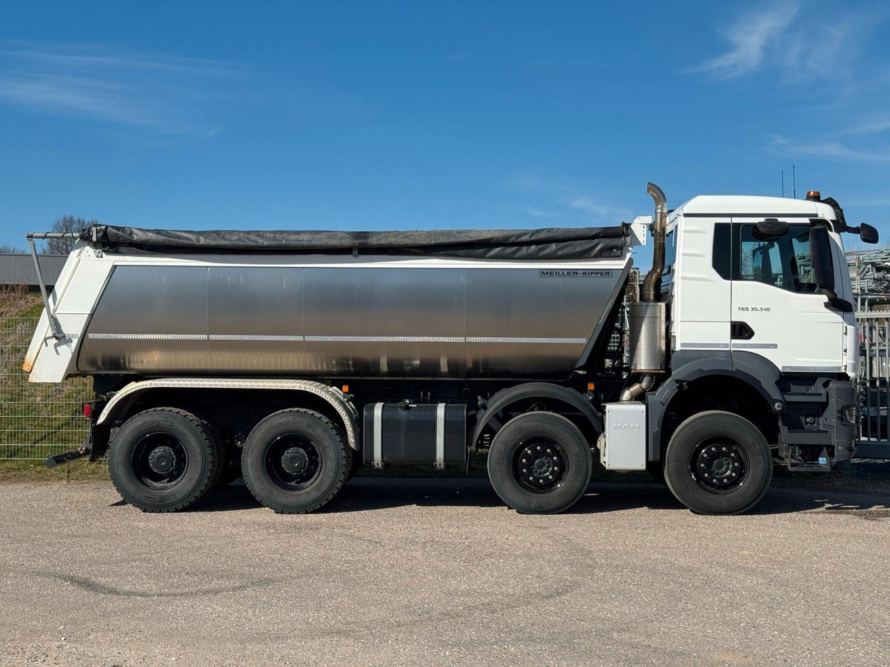 Lease a  MAN 35.510 TGS Meiller P430 Thermomulde Top Zustand! MAN 35.510 TGS Meiller P430 Thermomulde Top Zustand!: picture 6