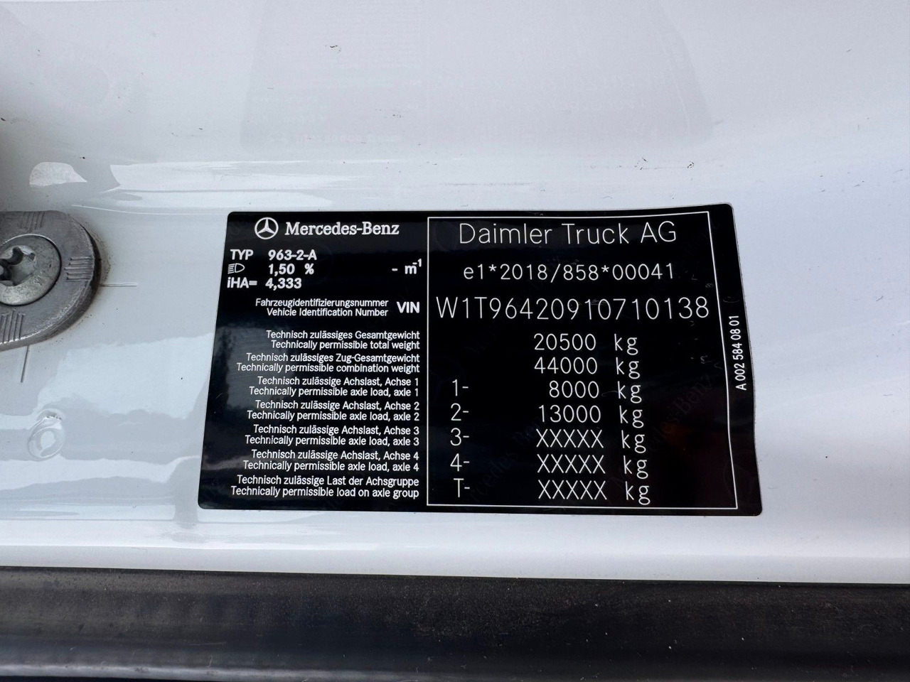 Mercedes-Benz 1840 2140 4X2 Kipper % Kran mit Funk Top Zust. - Tipper: picture 3 Mercedes-Benz 1840 2140 4X2 Kipper % Kran mit Funk Top Zust. - Tipper: picture 3
