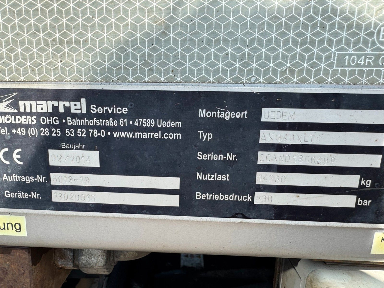 New Tipper Mercedes-Benz 2541 6X2 Marrel Absetzkipper: picture 17