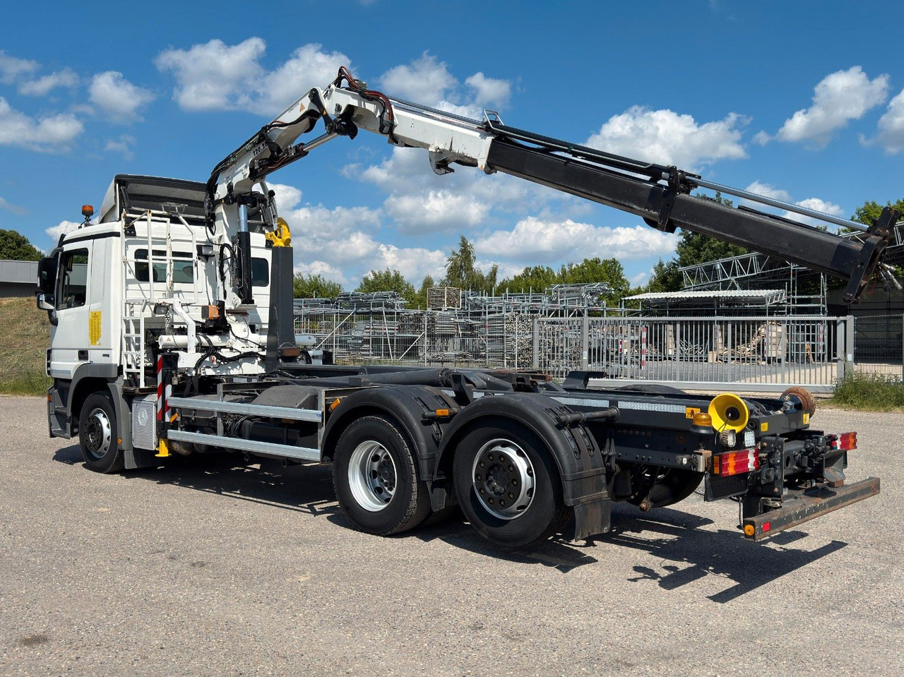 Hook lift truck, Crane truck Mercedes-Benz 2541 6x2 ARK Meiller 20.65 | ATLA 120.2E mit 5&6: picture 8