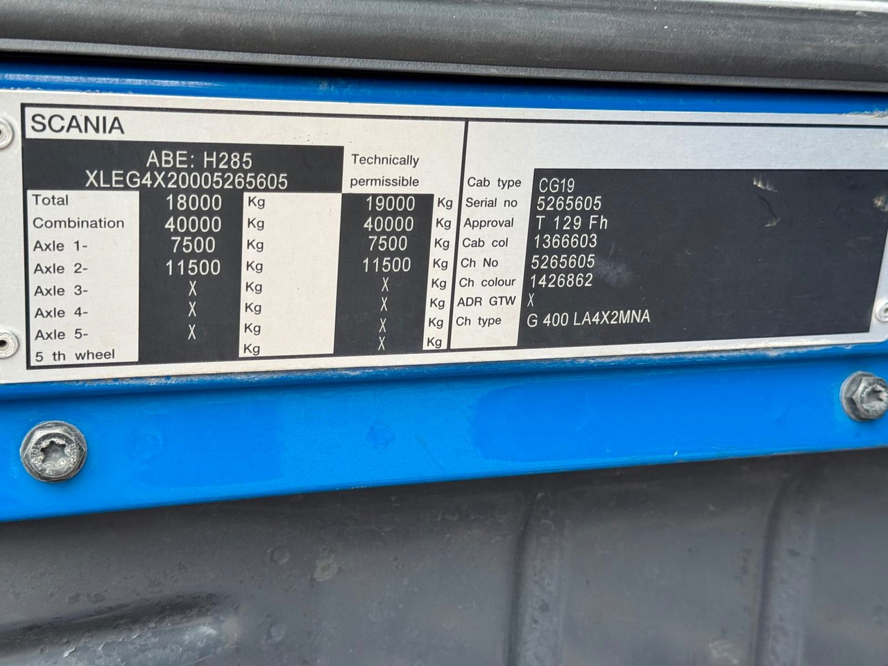 Scania G 400 Retarder & Kipphydraulik - Tractor unit: picture 4 Scania G 400 Retarder & Kipphydraulik - Tractor unit: picture 4