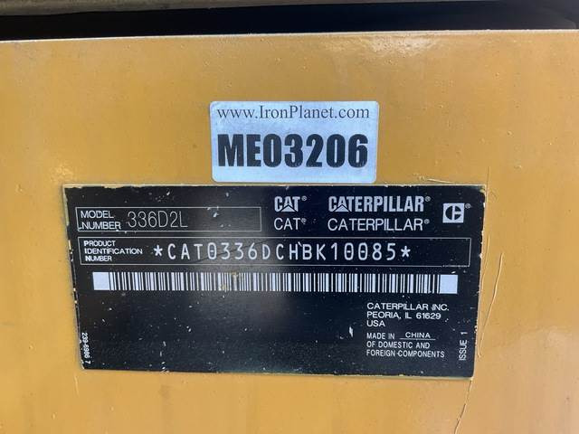CAT 336D2L - Crawler excavator: picture 5 CAT 336D2L - Crawler excavator: picture 5
