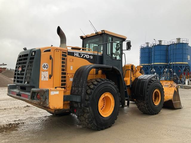 Hyundai HL770-9 - Wheel loader: picture 3 Hyundai HL770-9 - Wheel loader: picture 3