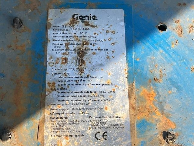 Genie GS4047 - Scissor lift: picture 5 Genie GS4047 - Scissor lift: picture 5