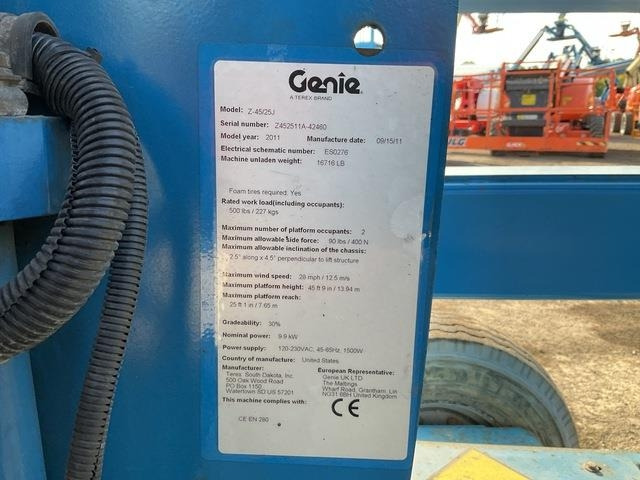 Genie Z45/25J - Articulated boom: picture 5 Genie Z45/25J - Articulated boom: picture 5