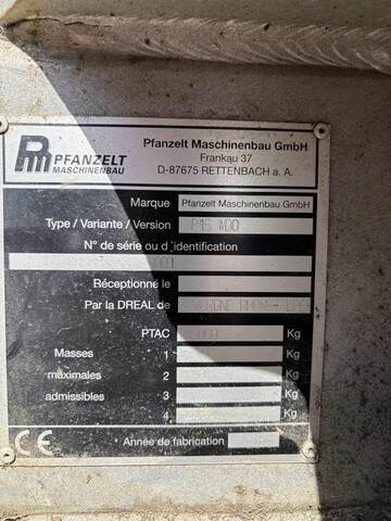 Pfanzelt Maschineubau GmbH P15 WD0 - Forestry trailer: picture 4 Pfanzelt Maschineubau GmbH P15 WD0 - Forestry trailer: picture 4