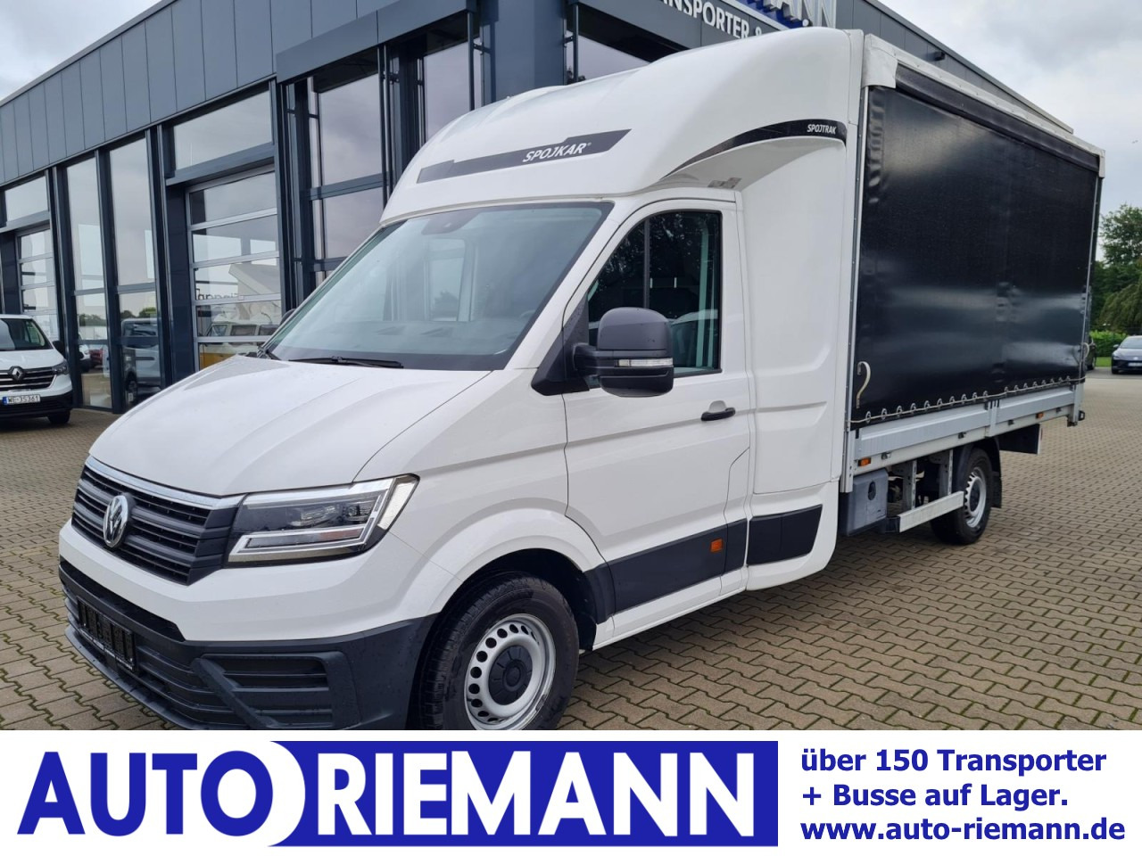 Volkswagen Crafter 35 Pritsche Schlafkabine LED TEMPOMAT - Curtain side van: picture 1 Volkswagen Crafter 35 Pritsche Schlafkabine LED TEMPOMAT - Curtain side van: picture 1