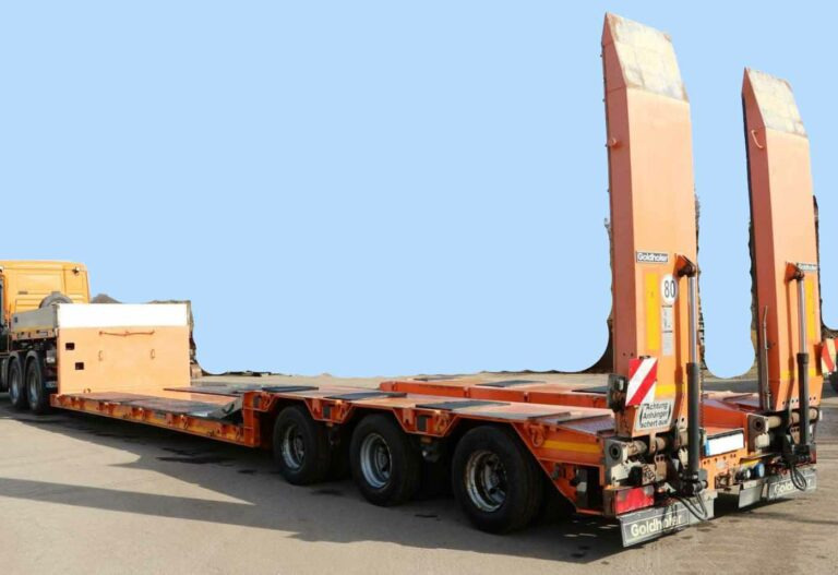 Goldhofer STZ-TL3-34/80 – low-bed trailer / Tiefbett-Tieflader - Low loader trailer: picture 1 Goldhofer STZ-TL3-34/80 – low-bed trailer / Tiefbett-Tieflader - Low loader trailer: picture 1