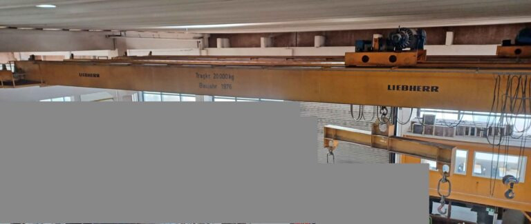 Liebherr – Overhead crane / Hallenlaufkran - Gantry crane: picture 1 Liebherr – Overhead crane / Hallenlaufkran - Gantry crane: picture 1
