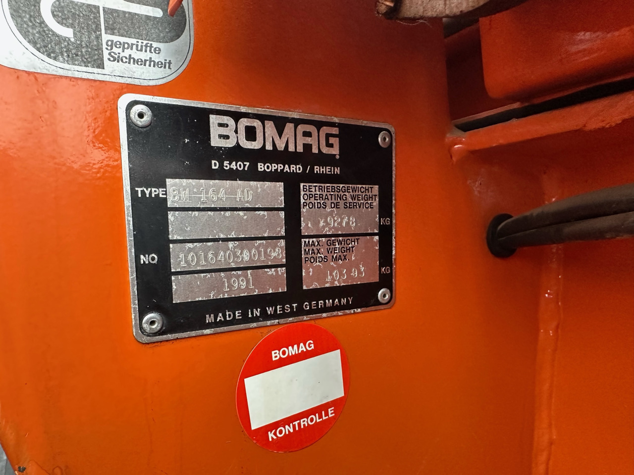 Road roller Bomag BW 164 AD Tandemalze: picture 12