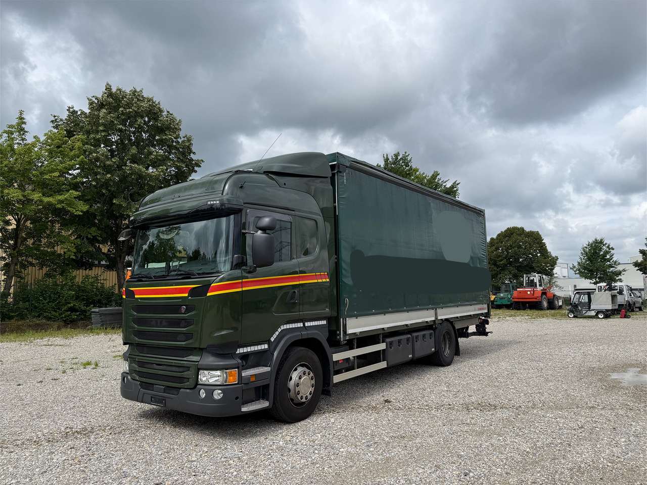 Scania R450 Gardine+Bordwand+Edscha AHK LBW - Curtainsider truck: picture 2 Scania R450 Gardine+Bordwand+Edscha AHK LBW - Curtainsider truck: picture 2