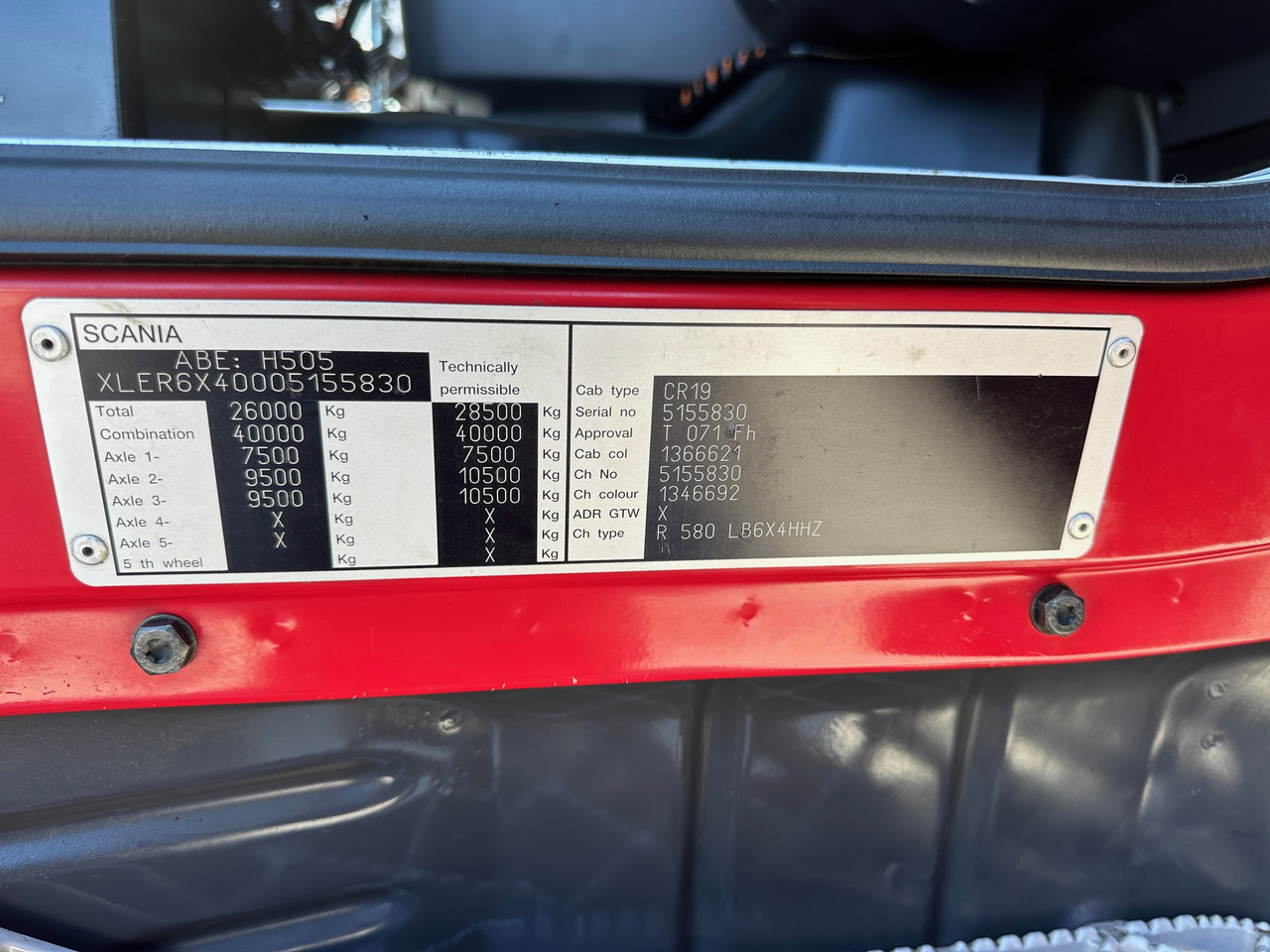 Hook lift truck Scania R580 Abrollkipper V8 Mit Küpper Weisser Enteisungsgerät 45m: picture 18