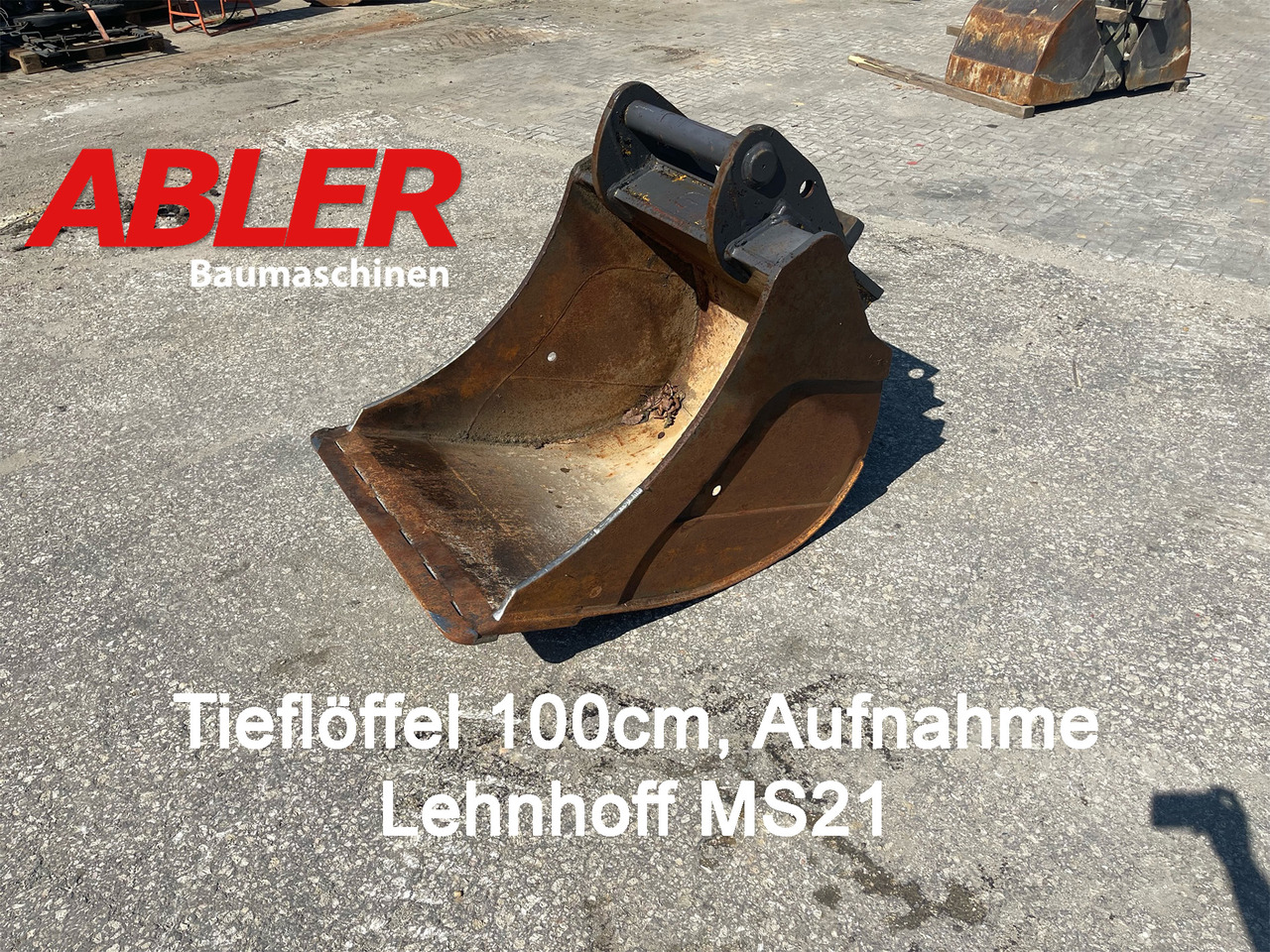 Tieflöffel 100cm - Excavator bucket: picture 1 Tieflöffel 100cm - Excavator bucket: picture 1