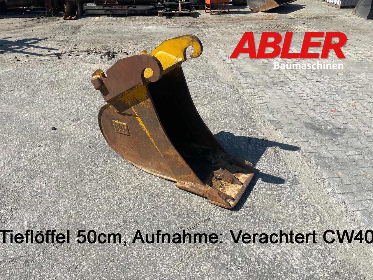 Tieflöffel 50 cm - Excavator bucket: picture 1 Tieflöffel 50 cm - Excavator bucket: picture 1