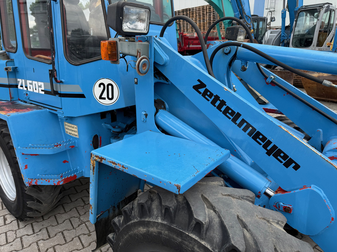 Wheel loader Zettlmeyer ZL602 Radlader Gabel + Schaufel + SW: picture 8