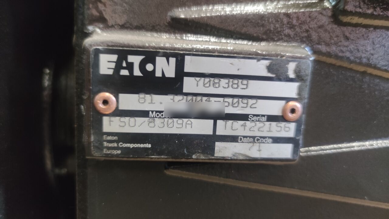 Eaton EATON FSO 8309A MAN TGM TGL truck - Gearbox for Truck: picture 4 Eaton EATON FSO 8309A MAN TGM TGL truck - Gearbox for Truck: picture 4