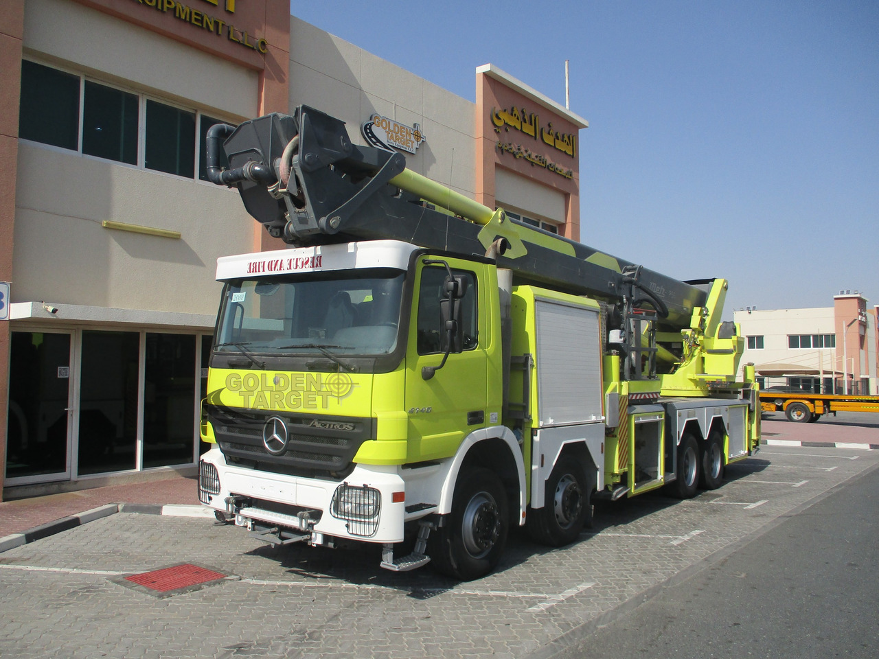 Mercedes ACTROS 4140 8x4 METZ P56 Fire Truck - Fire truck: picture 4 Mercedes ACTROS 4140 8x4 METZ P56 Fire Truck - Fire truck: picture 4