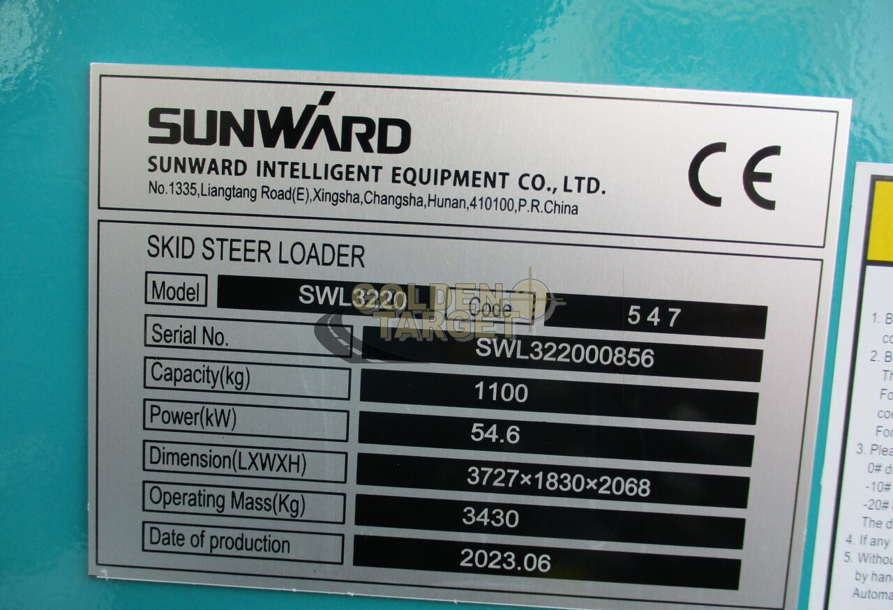 New Skid steer loader Sunward 3220 Skid Steer Loader: picture 8