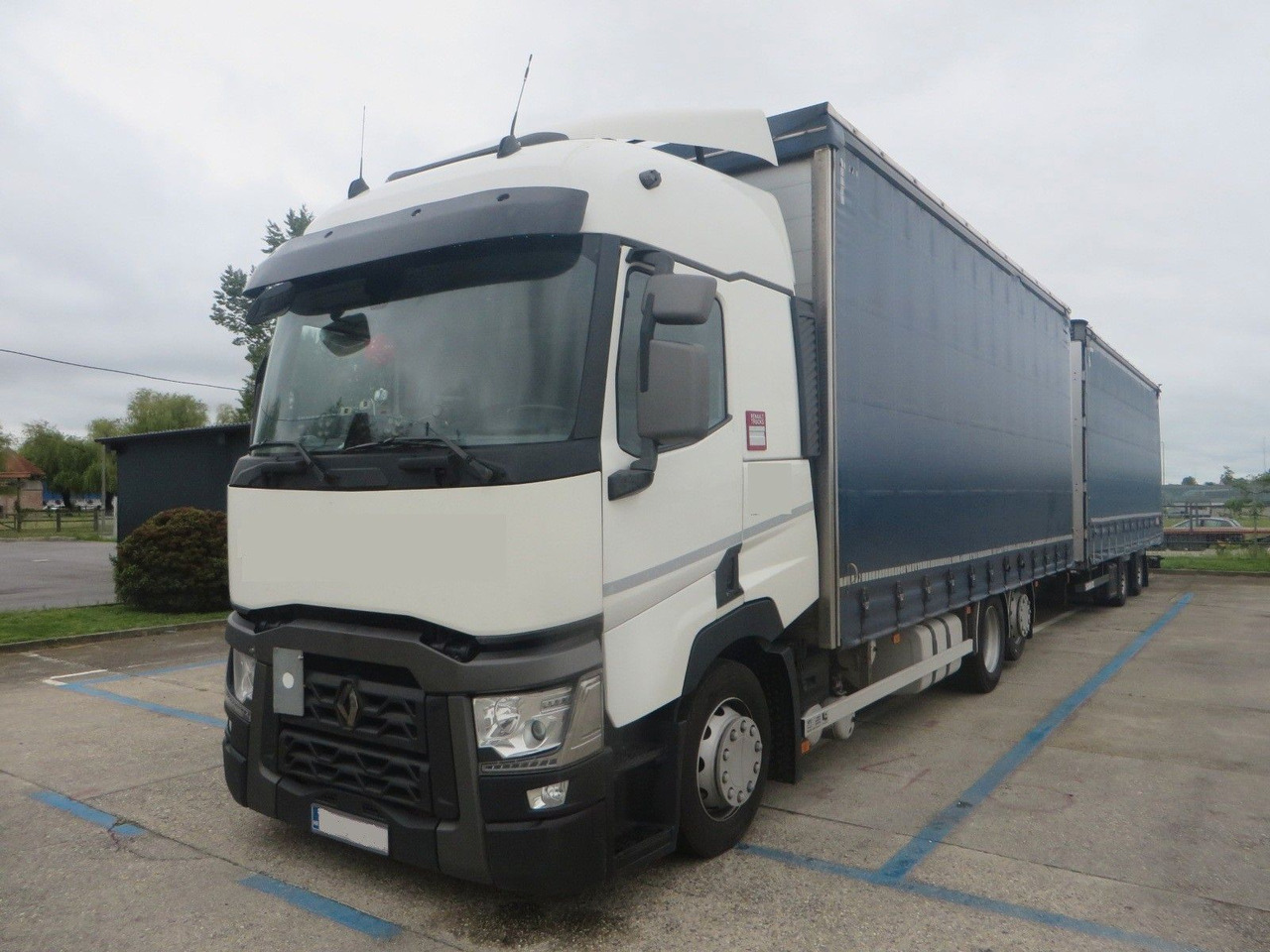 Renault T480 SC 6x2 Tandem jumbo 116m3 - Curtainsider truck: picture 1 Renault T480 SC 6x2 Tandem jumbo 116m3 - Curtainsider truck: picture 1